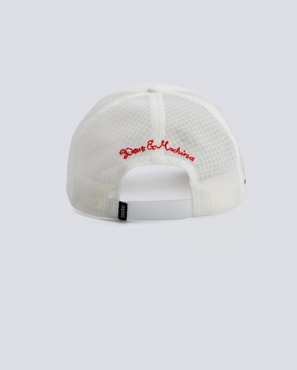 Gorra Deus MX Trucker Roja y Blanco Unisex D261MHA382-White
