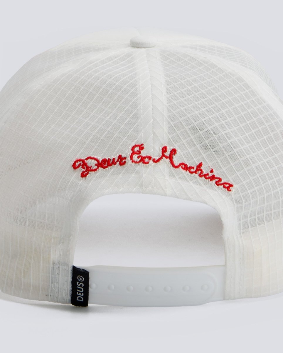 Gorra Deus MX Trucker Roja y Blanco Unisex D261MHA382-White