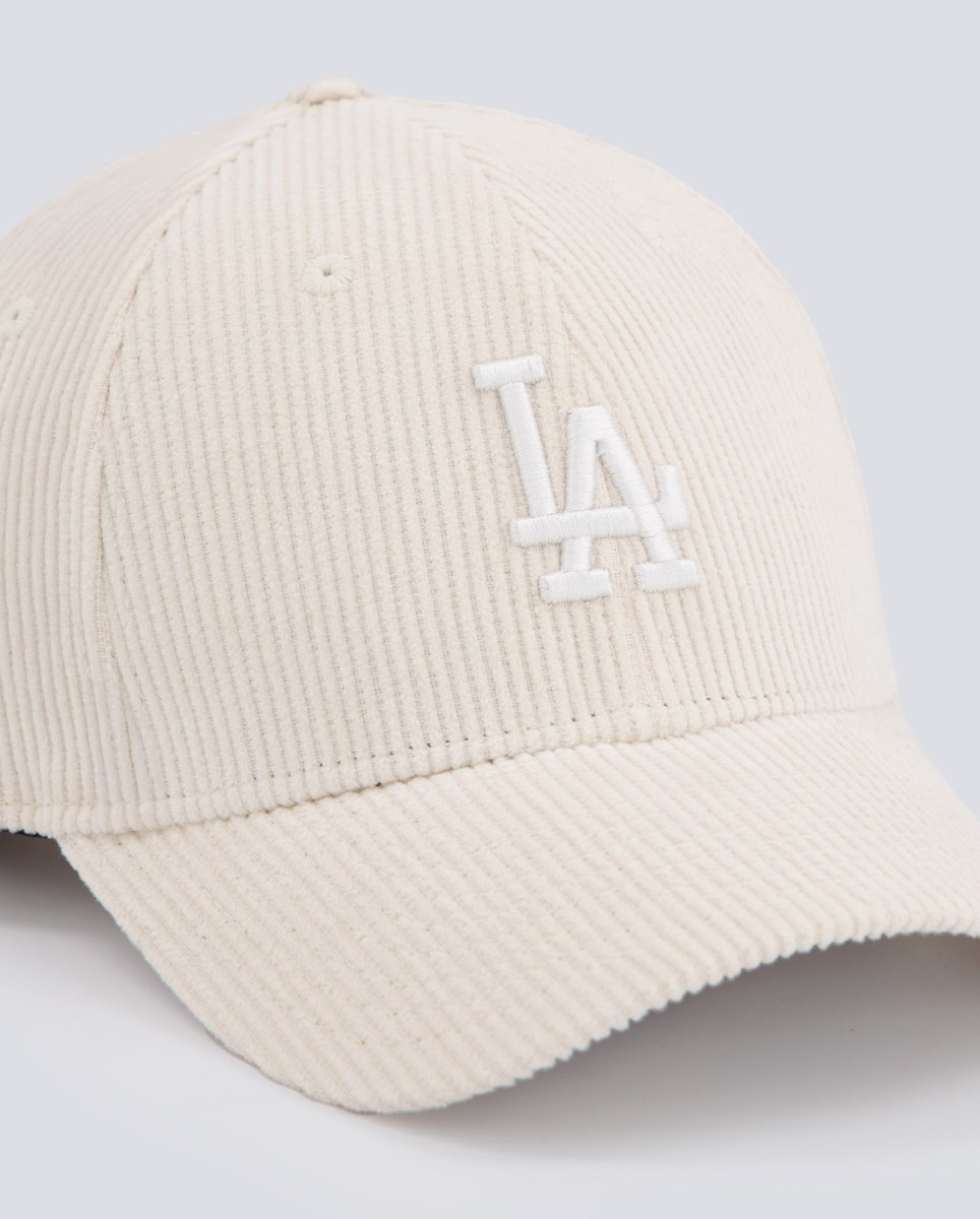 Gorra New Era LA Dodgers Cord 9Forty Canalé Beige Unisex 60691060