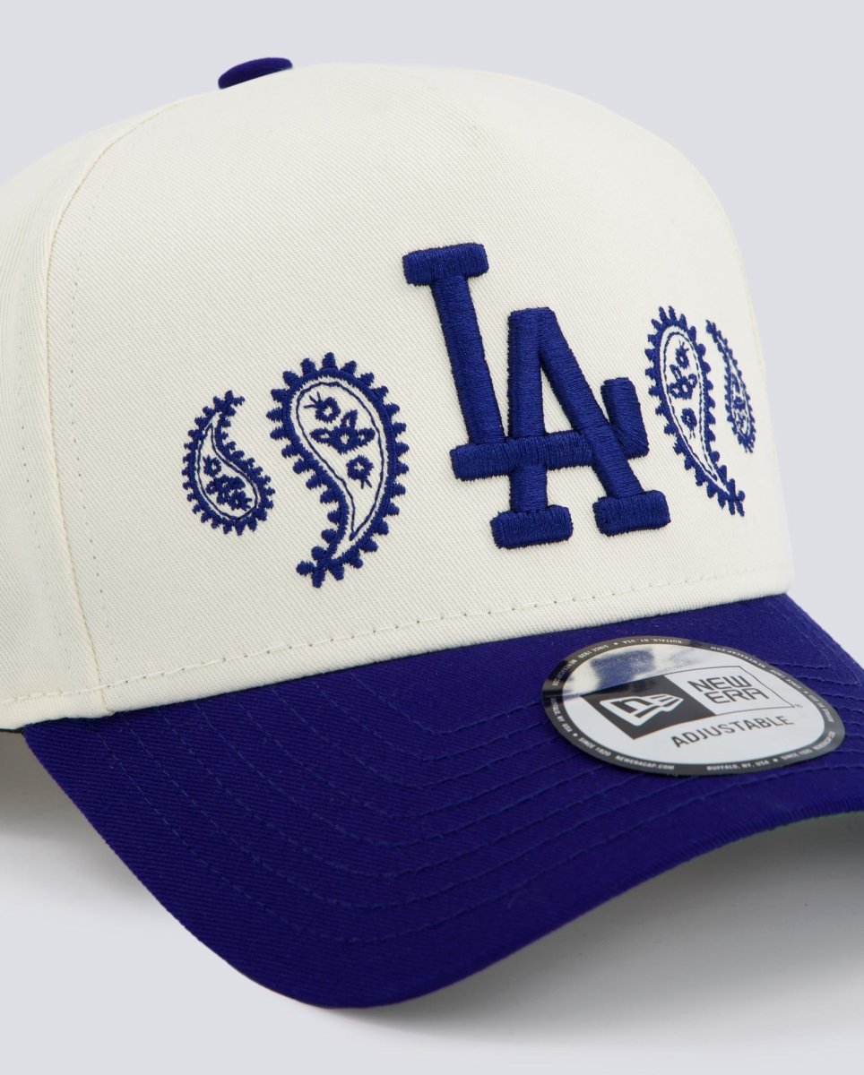 Gorra New Era LA Dodgers Paisley E-Frame Azul Y Blanco Unisex 60691068