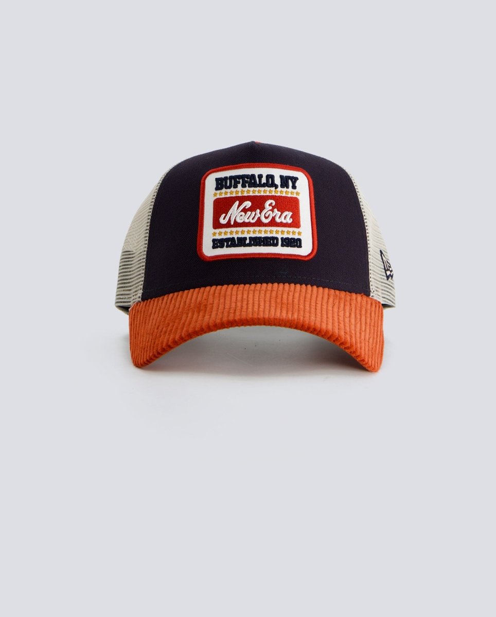Gorra New Era Patch Cord EF Trucker Blanco y Azul Unisex 60915842