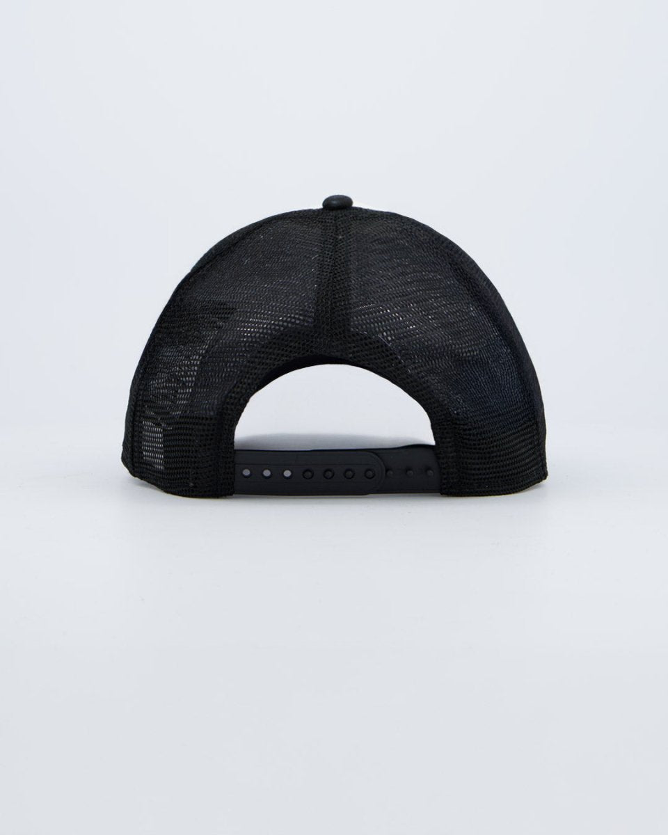 Gorra New Era Patch Distressed Negro Y Blanco Unisex