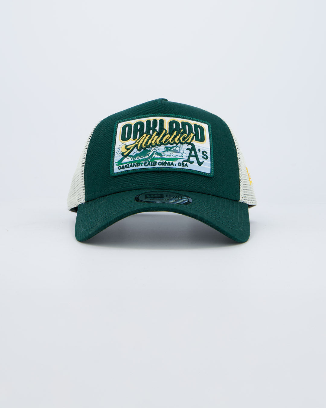 Gorra New Era Patch Trucker Verde Unisex