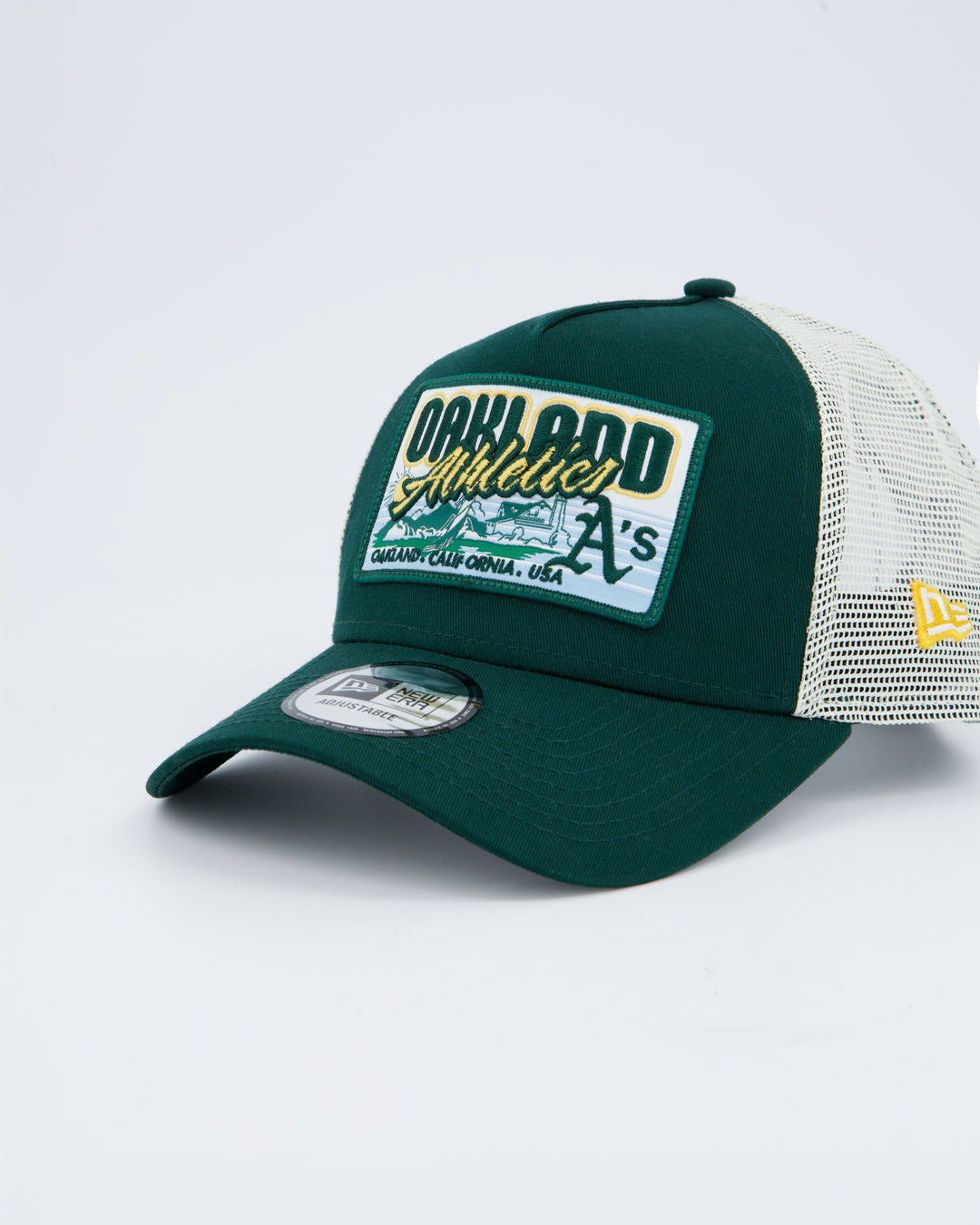 Gorra New Era Patch Trucker Verde Unisex