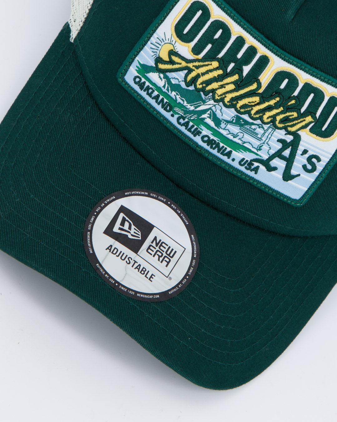 Gorra New Era Patch Trucker Verde Unisex
