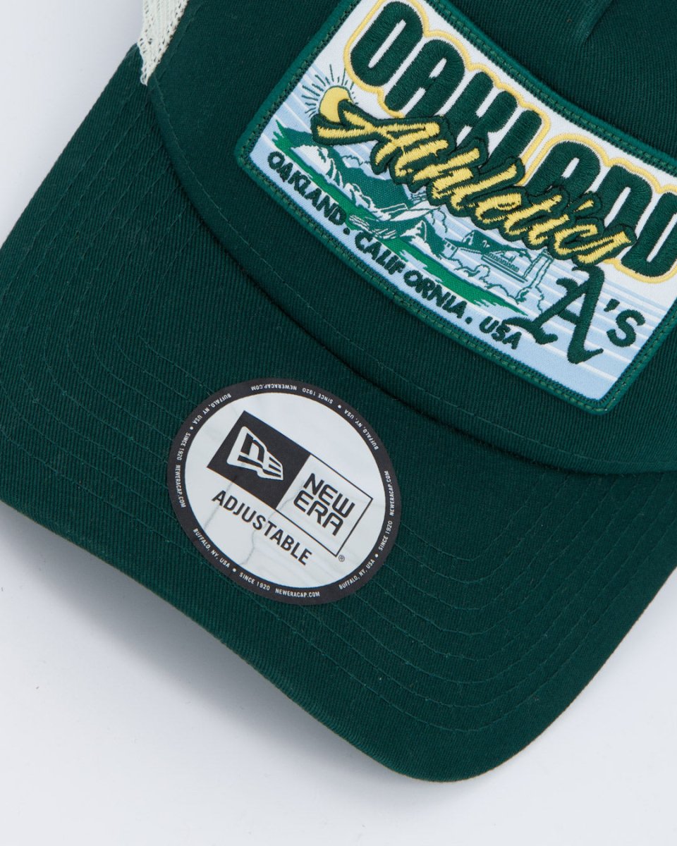 Gorra New Era Patch Trucker Verde Unisex