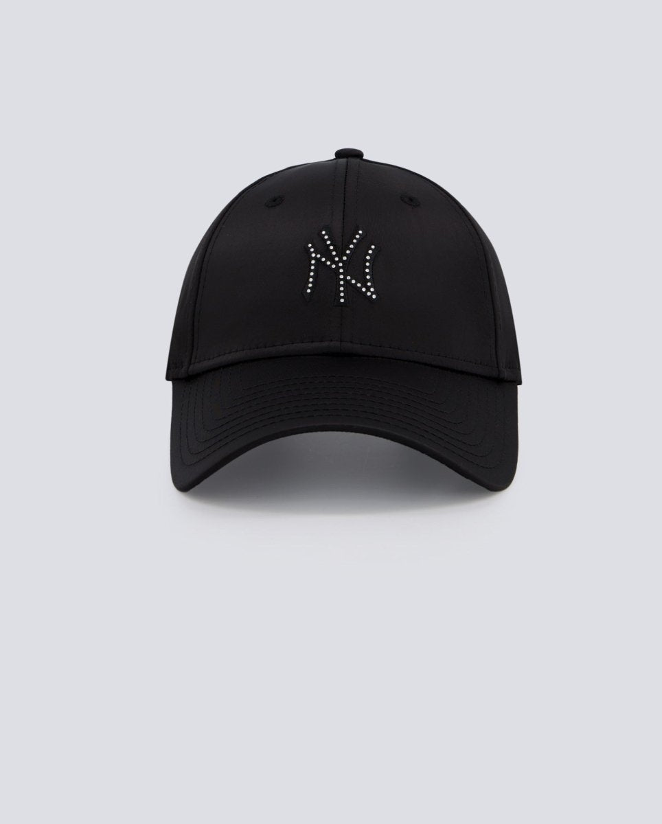 Gorra New Era Satinado Con Piedras Negro Mujer 60691310