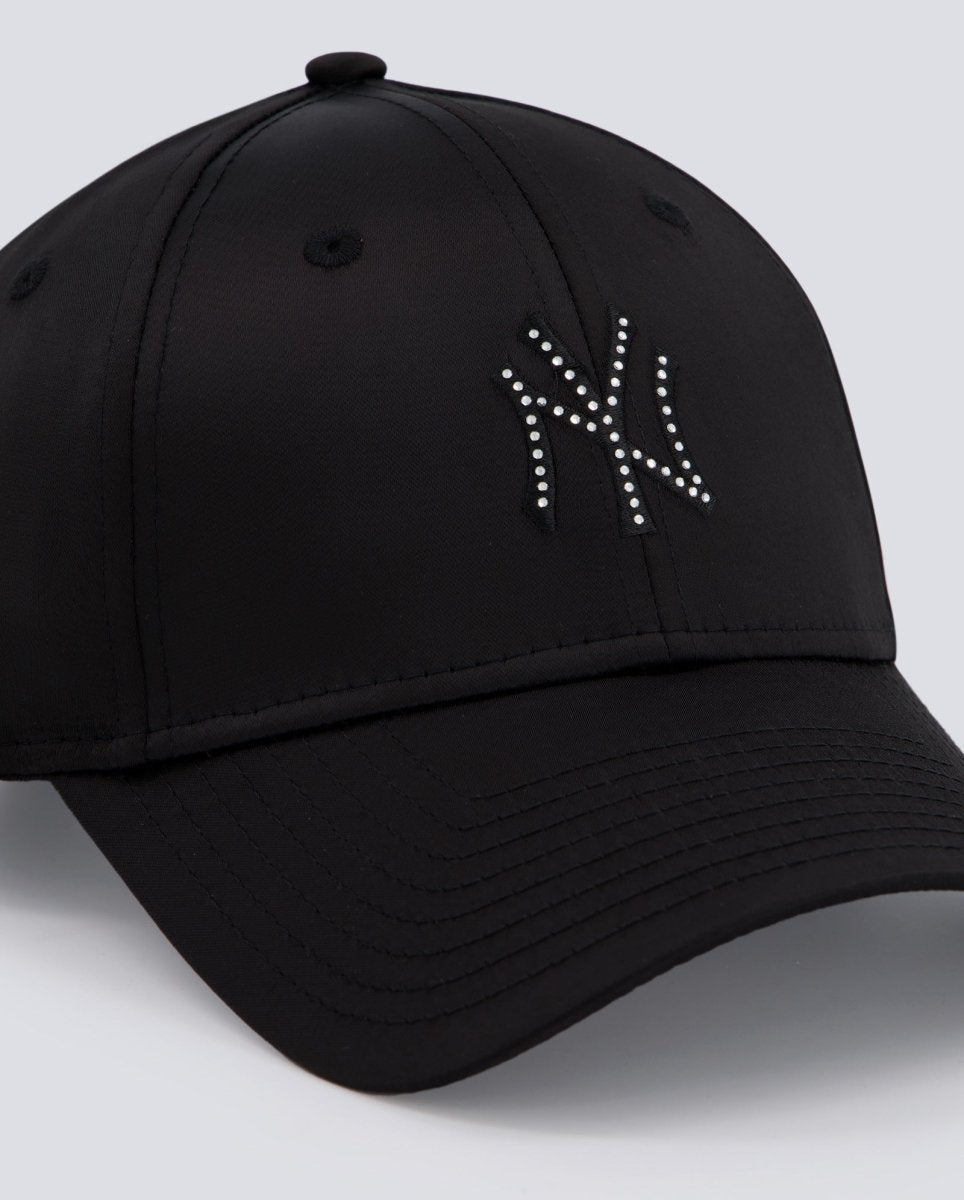 Gorra New Era Satinado Con Piedras Negro Mujer 60691310
