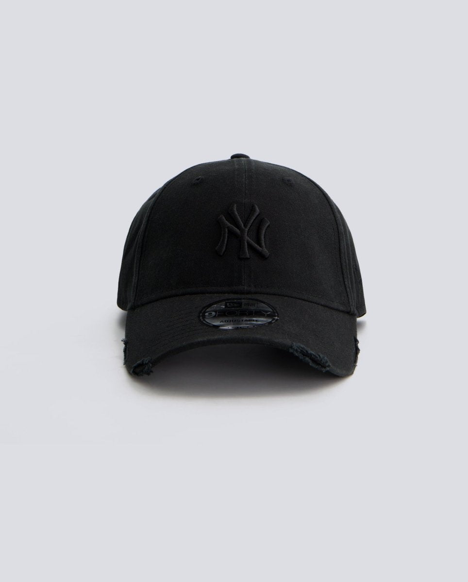 Gorra New Era Washed Distressed Yankees 9FORTY Negro Unisex 60771831