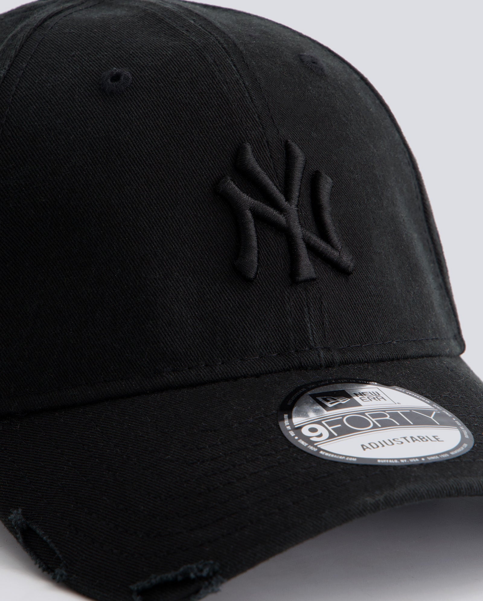 Gorra New Era Washed Distressed Yankees 9FORTY Negro Unisex 60771831