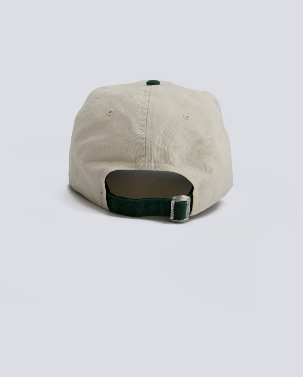Gorra New Era Washed Graphic 19Twenty Beige y Verde Unisex 60771838