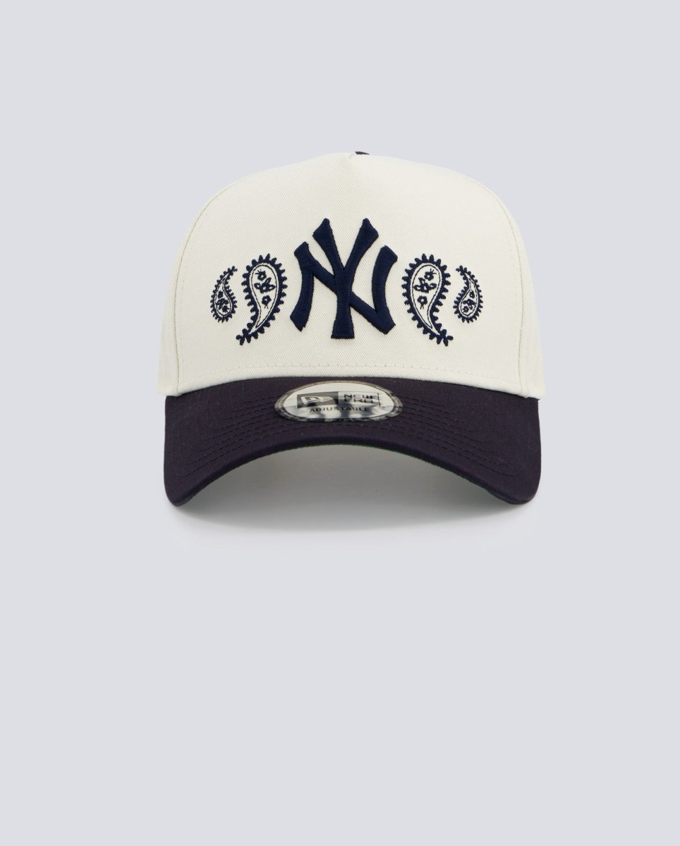 Gorra New Era Yankees Paisley E-Frame Negro Y Blanco Unisex 60691069