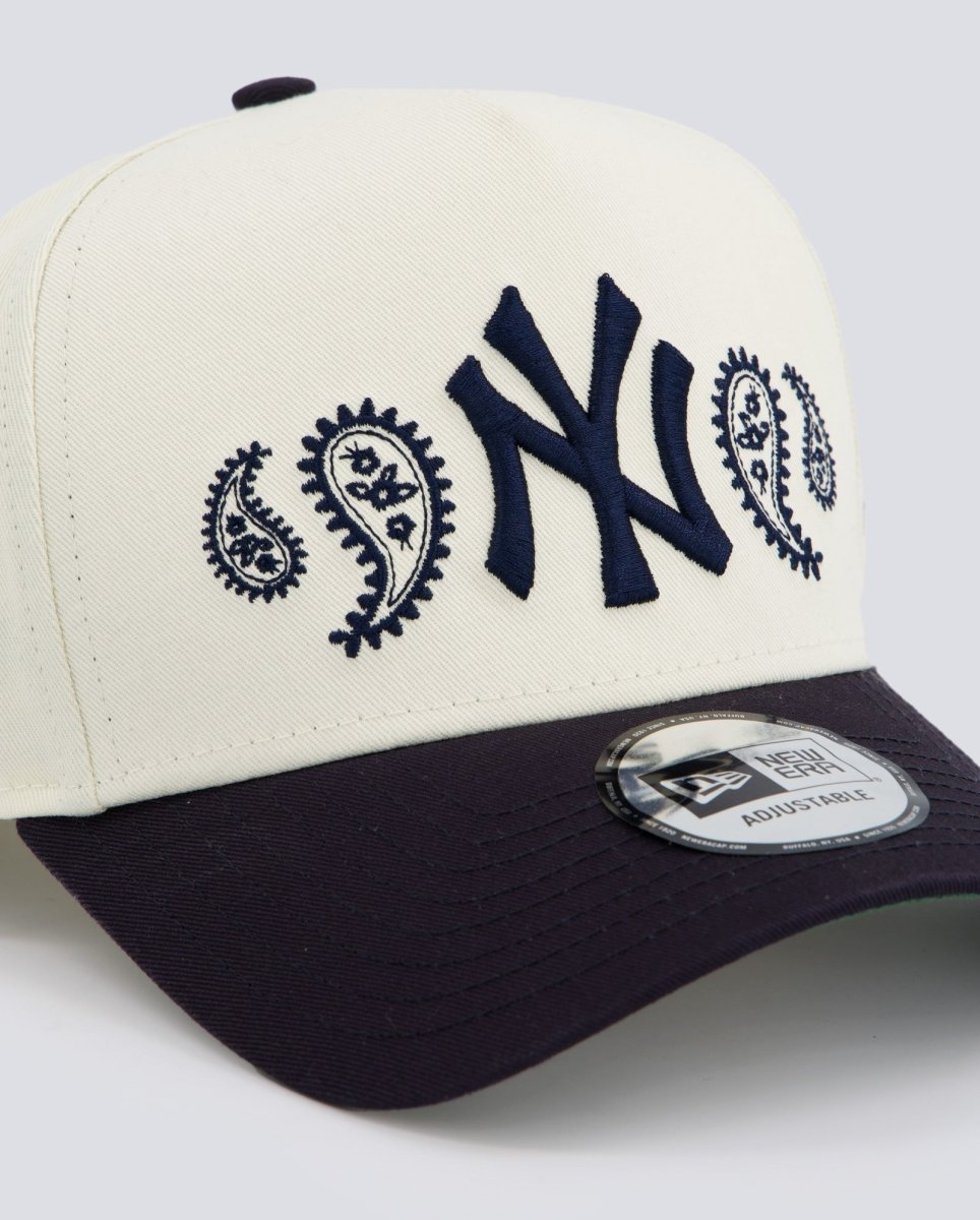 Gorra New Era Yankees Paisley E-Frame Negro Y Blanco Unisex 60691069