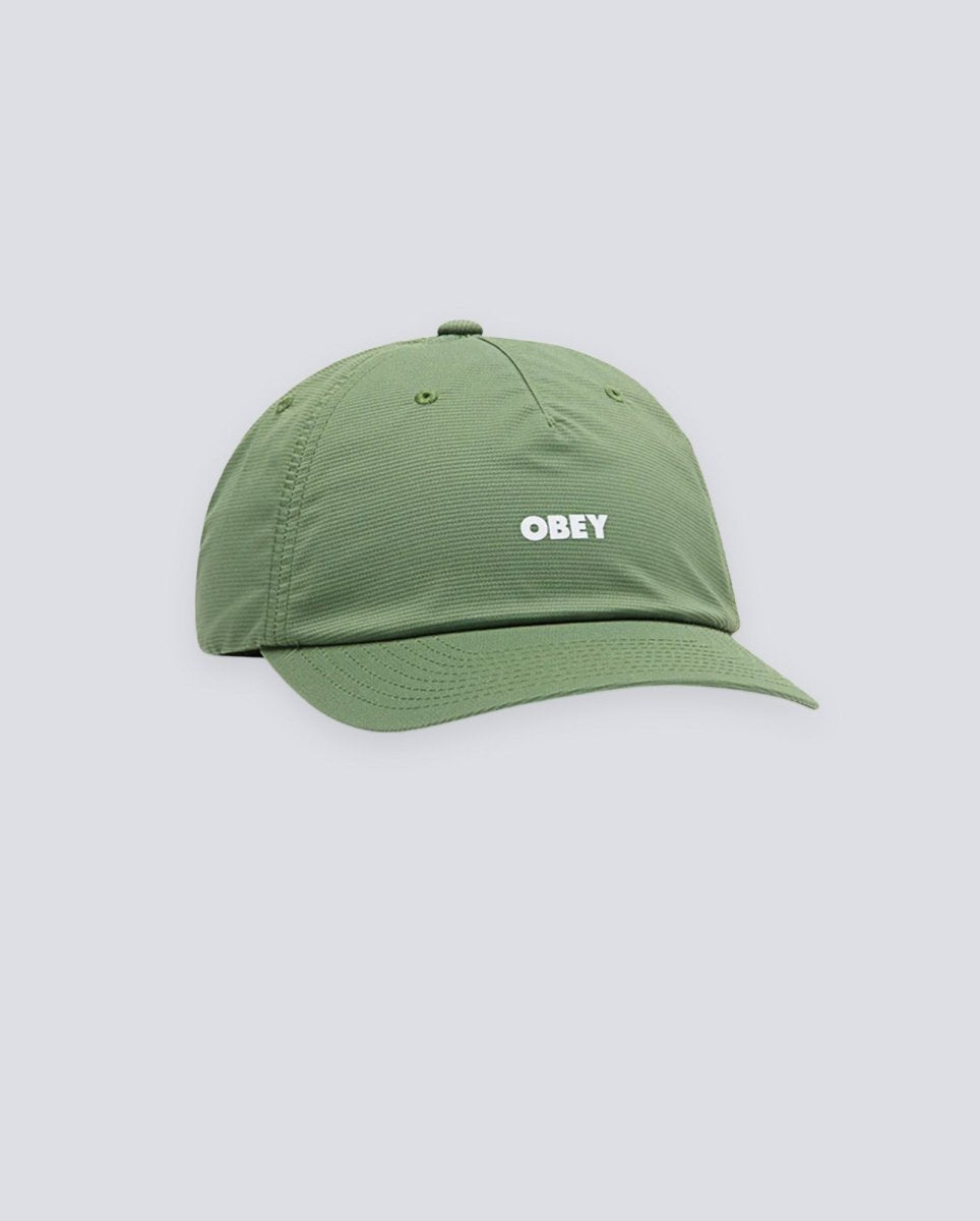 Gorra Obey Miles 5 Panel Strapback Verde Unisex 100490142-OLV