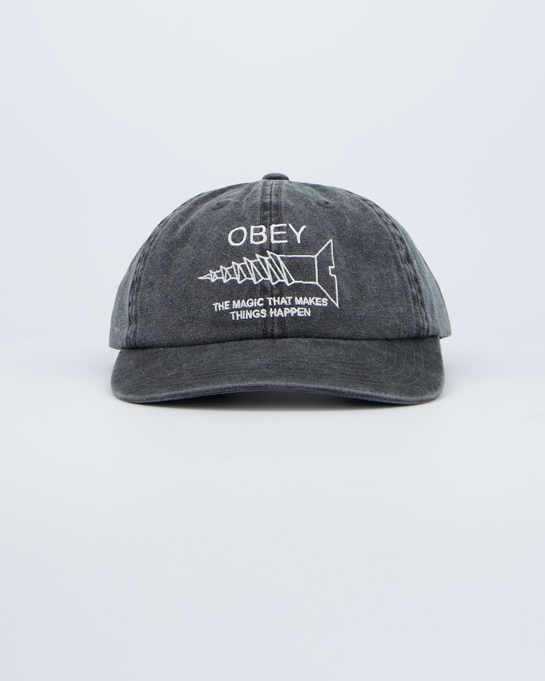 Gorra Obey Pigment Bold 6 Panel Strapback Negro Unisex