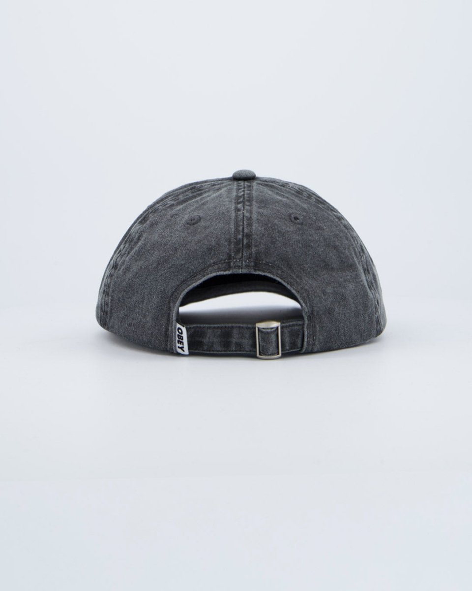 Gorra Obey Pigment Bold 6 Panel Strapback Negro Unisex