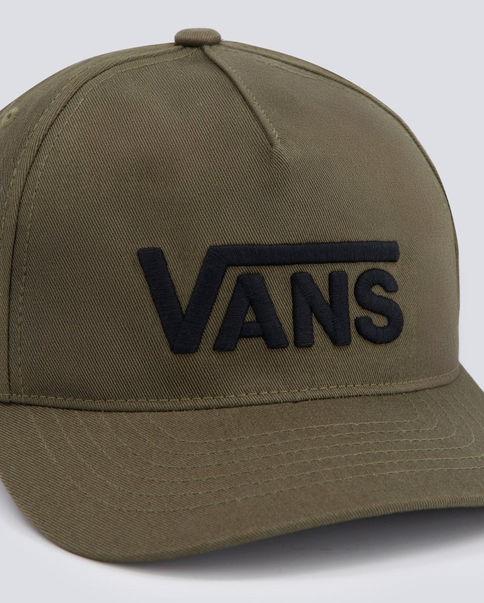 Gorra Vans Drop V Logo Snapback Bay Leaf Verde Unisex VN000QAHEMF1