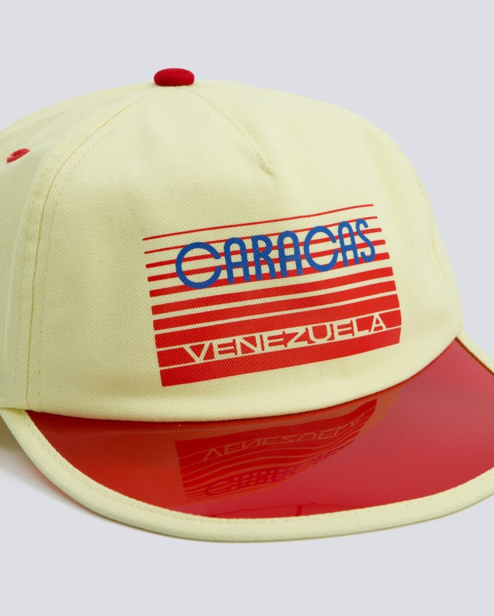 Gorra Visit Caps Caracas Amarillo y Rojo Unisex CARACAS.001