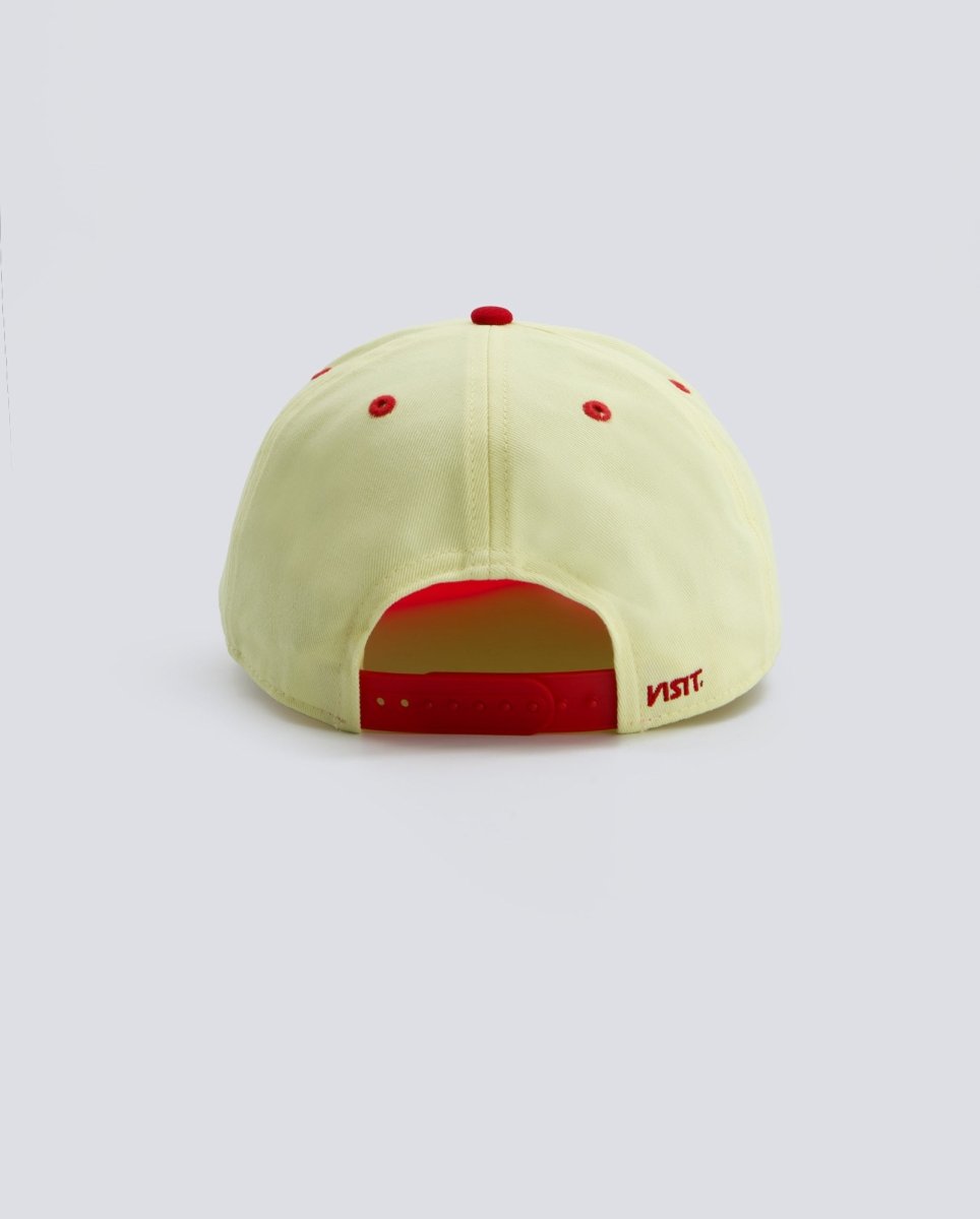Gorra Visit Caps Caracas Amarillo y Rojo Unisex CARACAS.001