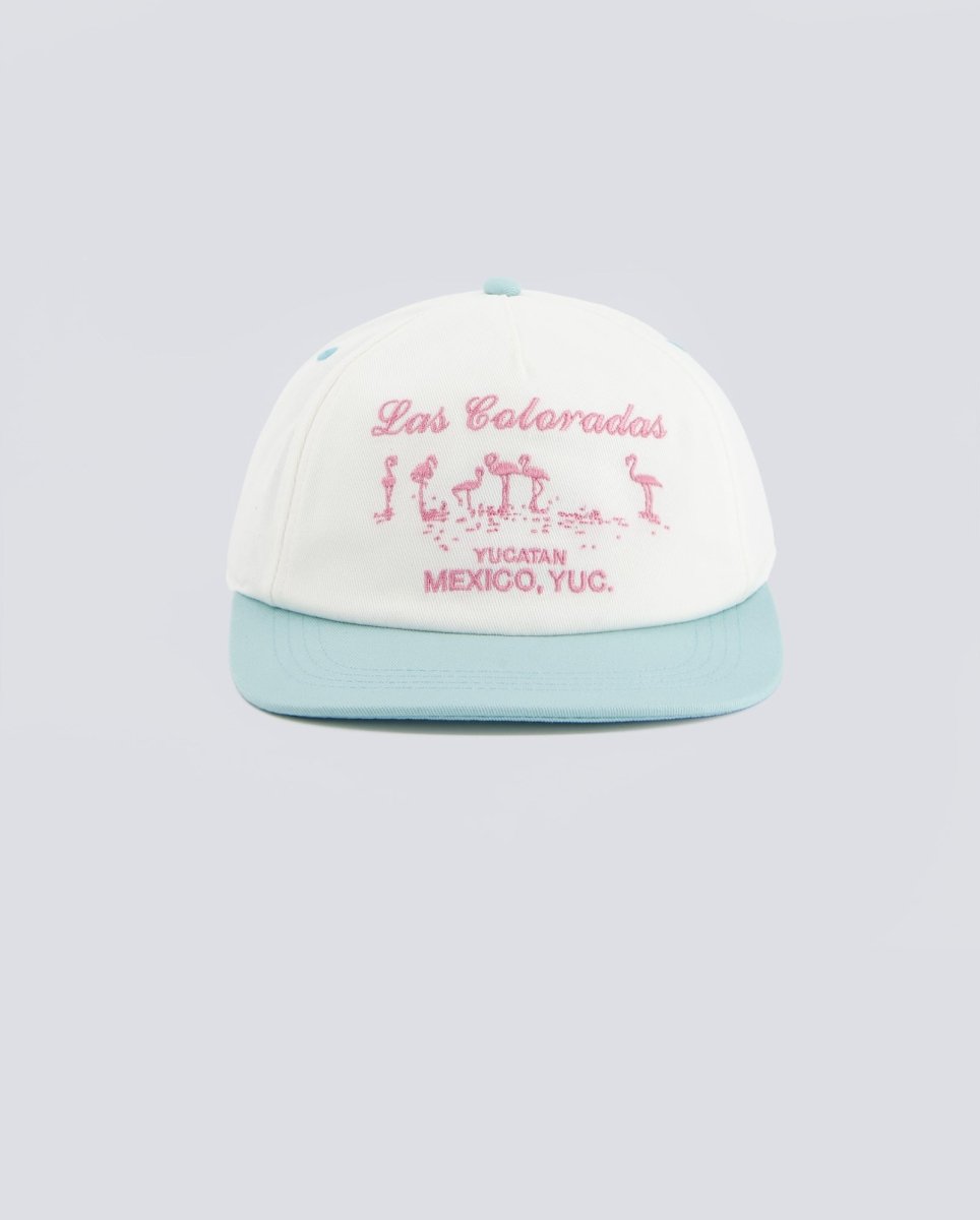 Gorra Visit Caps Las Coloradas Blanco y Azul Unisex LASCOLORADAS.001