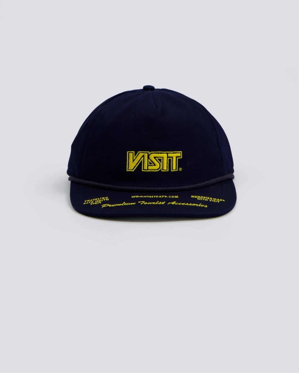 Gorra Visit Caps Visit Guide 01 Azul y Amarillo Unisex GUIDE.001