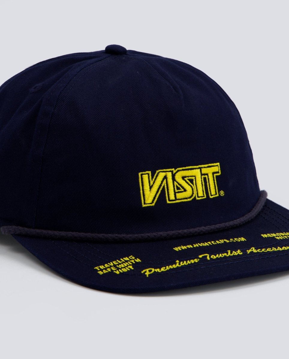 Gorra Visit Caps Visit Guide 01 Azul y Amarillo Unisex GUIDE.001