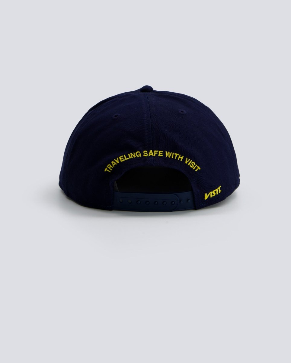 Gorra Visit Caps Visit Guide 01 Azul y Amarillo Unisex GUIDE.001