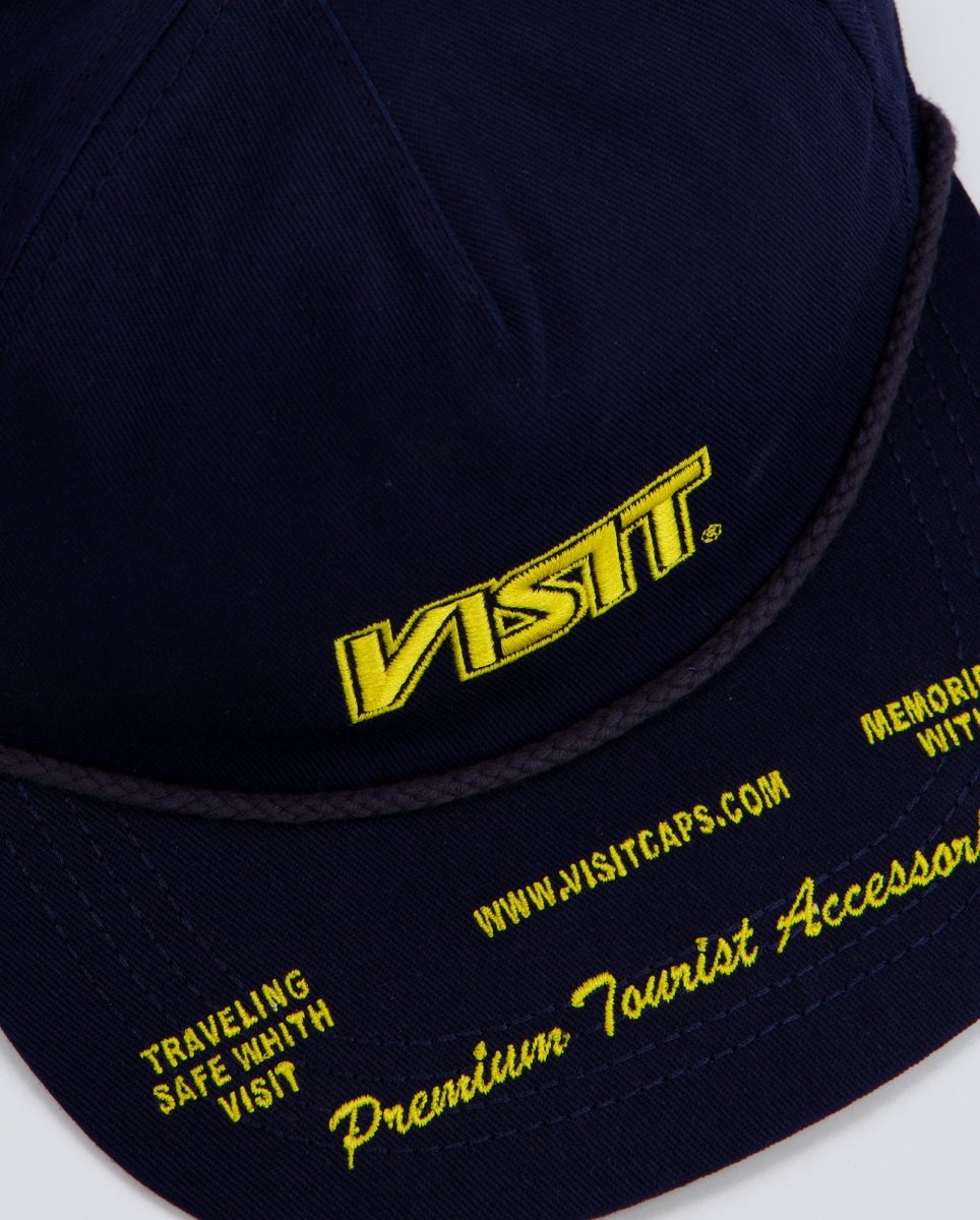 Gorra Visit Caps Visit Guide 01 Azul y Amarillo Unisex GUIDE.001