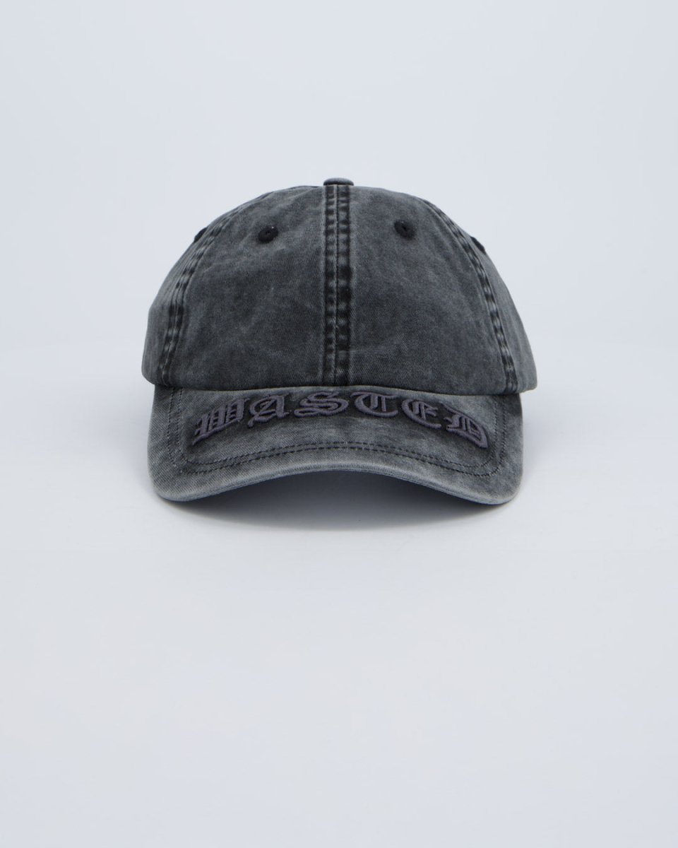 Gorra Wasted Paris Kingdom Curve Destroy Gris Unisex WSTDSS25-18-FDBLK