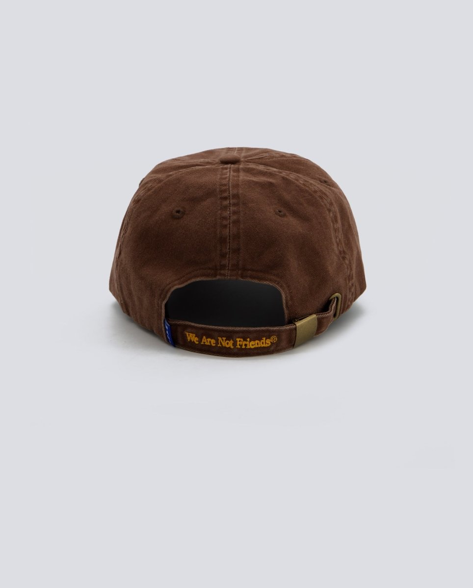 Gorra We Are Not Friends Hello & Goodbye Marrón Unisex WANF FW26 26-06