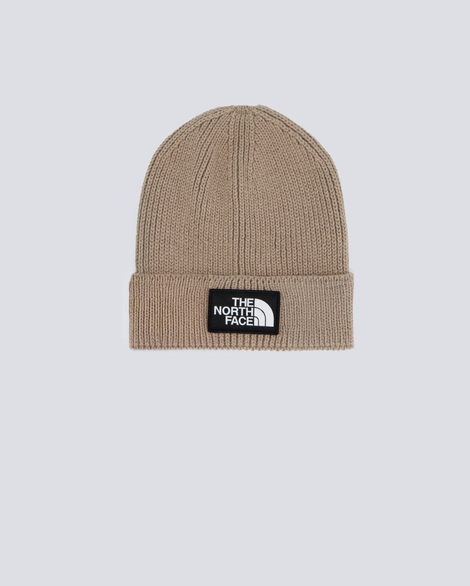 Gorro The North Face Logo Box Cuffed Beanie Beige Unisex NF0A8CHEBOX1
