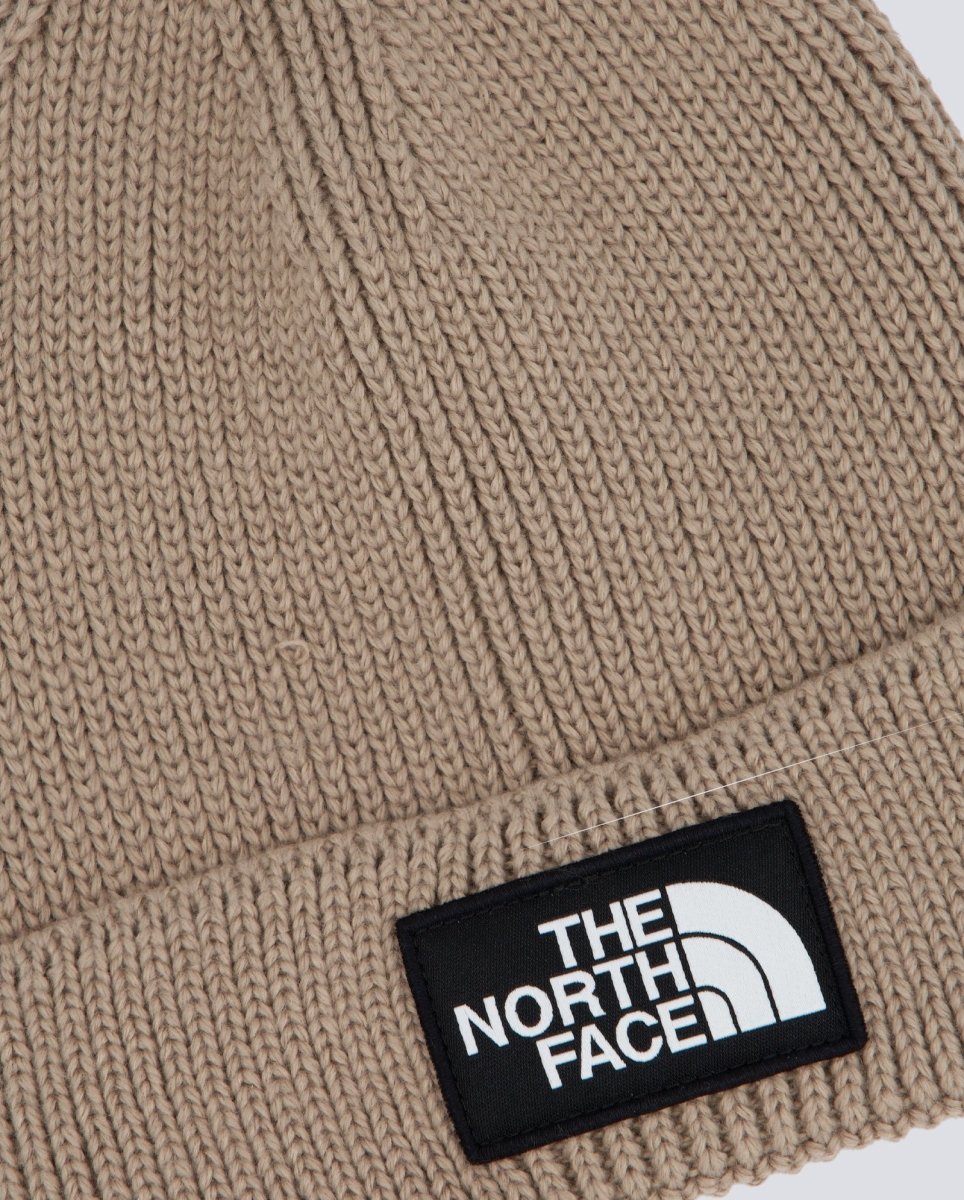 Gorro The North Face Logo Box Cuffed Beanie Beige Unisex NF0A8CHEBOX1