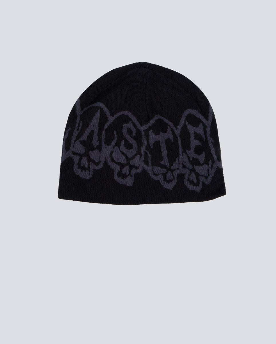 Gorro Wasted Paris Bury Reversible Brow Beanie Negro Unisex WSTDFW25-35