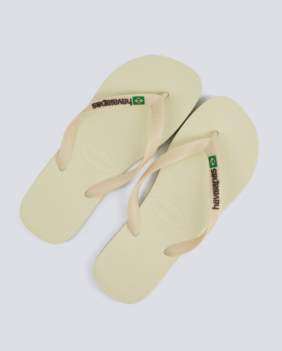 Havaianas Brasil Logo Crema Hombre 4110850-9256