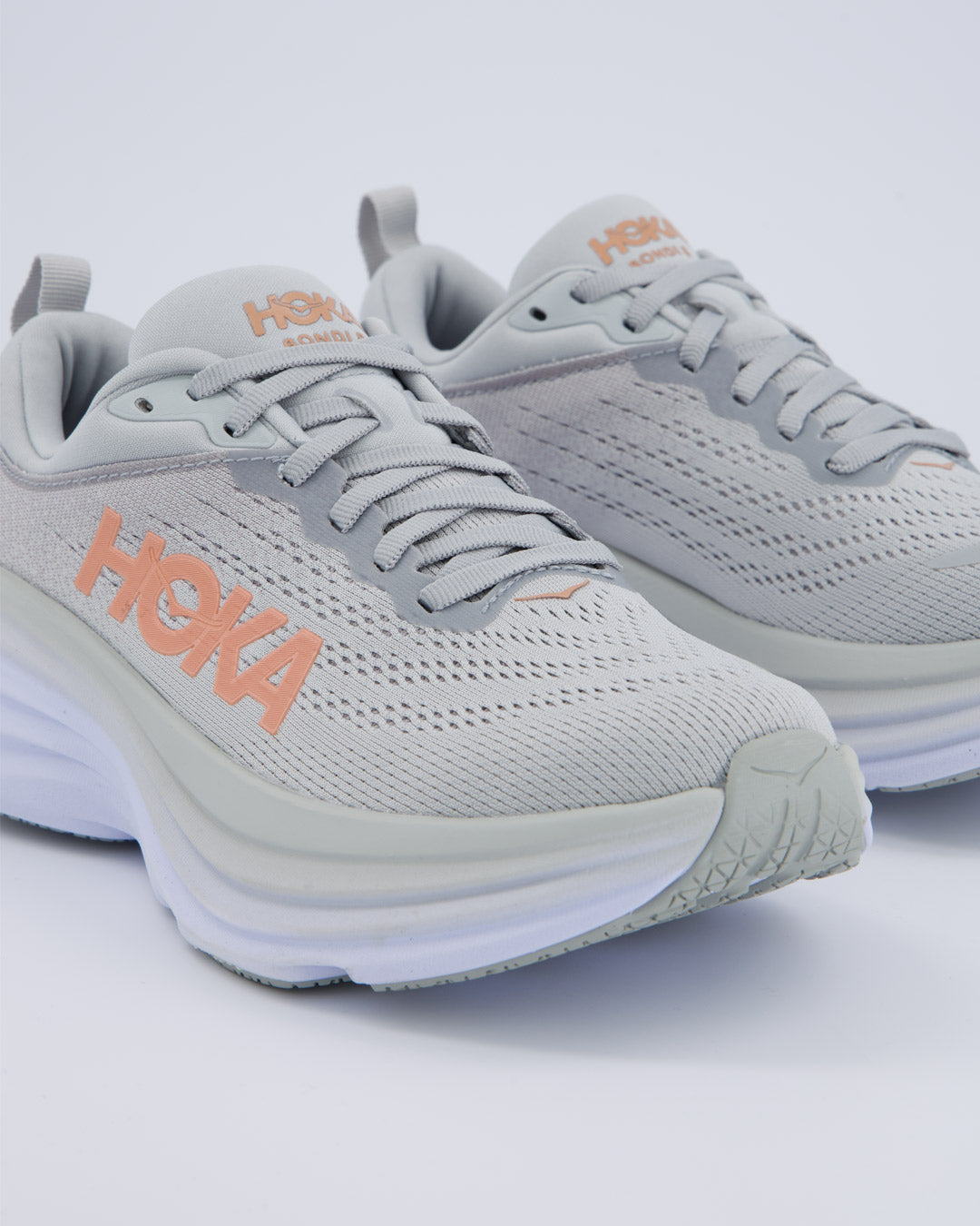 Hoka Bondi 8 Gris Mujer Zapatillas