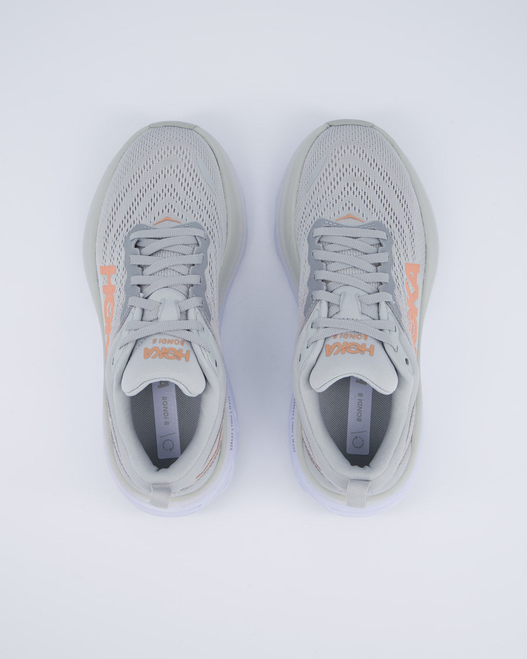 Hoka Bondi 8 Gris Mujer Zapatillas