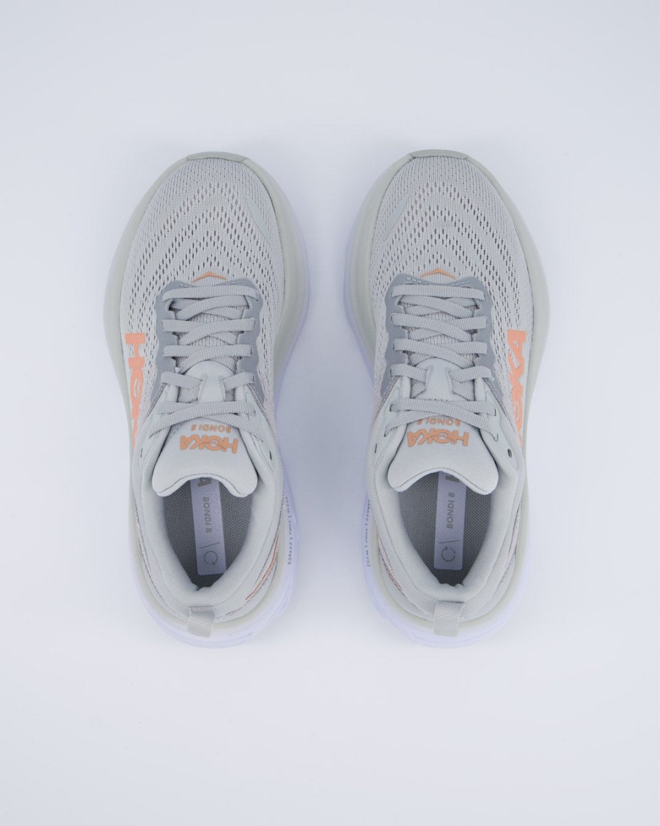 Hoka Bondi 8 Gris Mujer Zapatillas