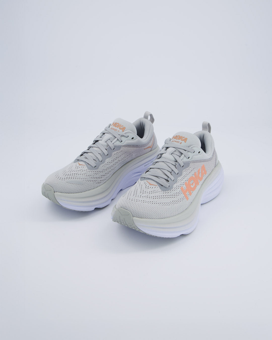 Hoka Bondi 8 Gris Mujer Zapatillas