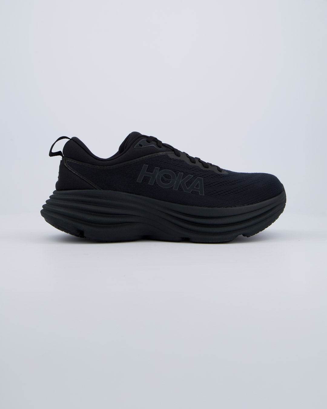 Hoka Bondi 8 Negro Hombre Zapatillas