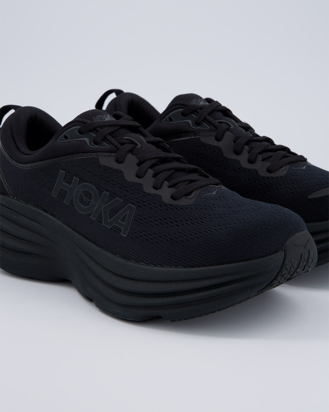 Hoka Bondi 8 Negro Hombre Zapatillas
