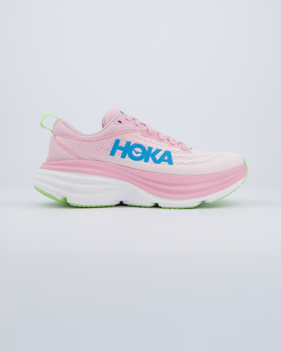 Hoka Bondi 8 Rosa Mujer Zapatillas