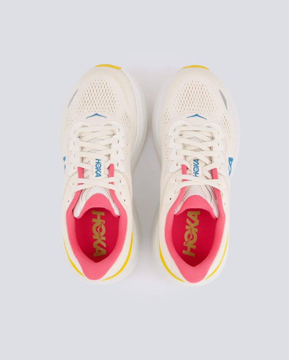Hoka Bondi 9 Beige Y Amarillo Mujer 1162012-ALB zapatillas