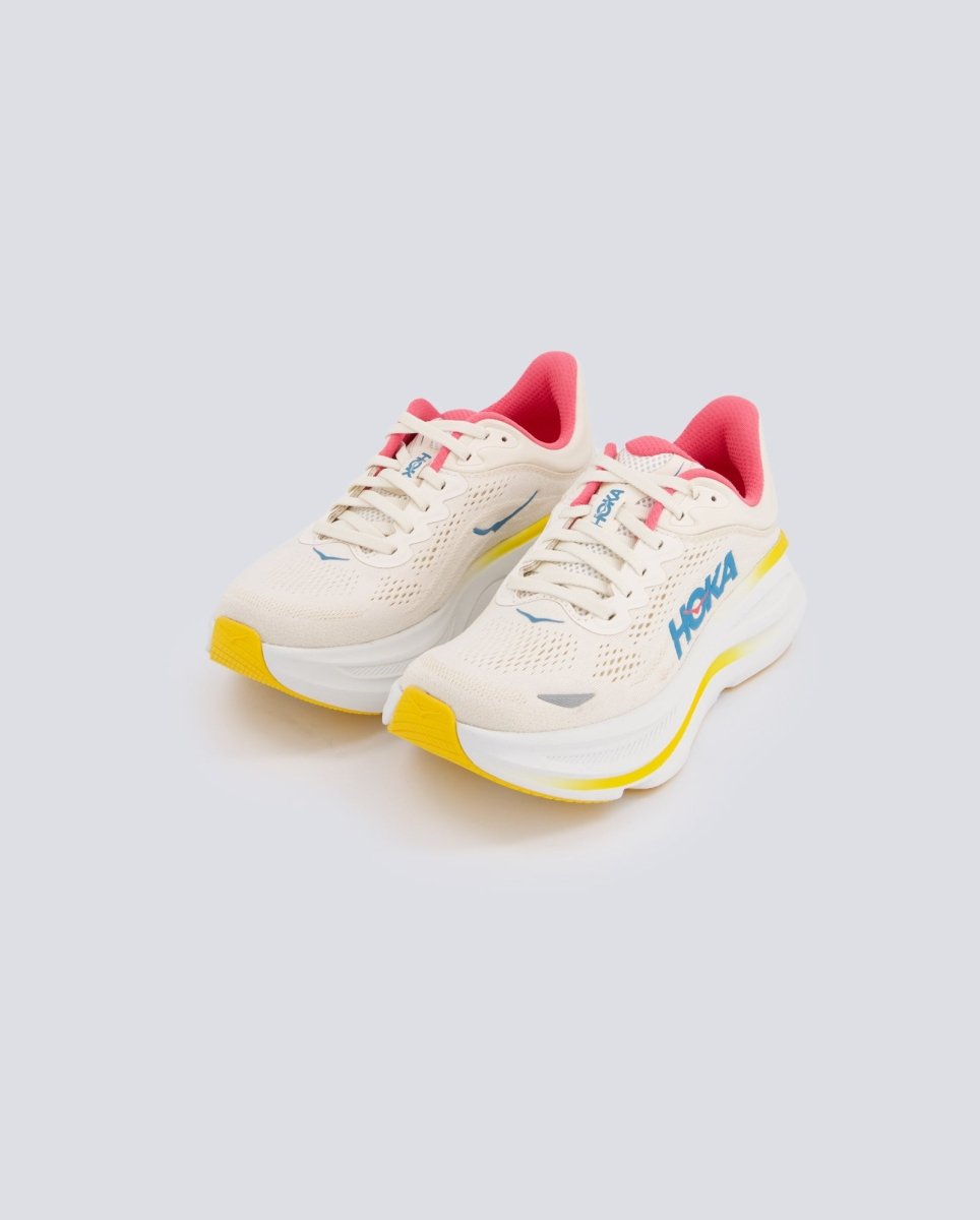 Hoka Bondi 9 Beige Y Amarillo Mujer 1162012-ALB zapatillas