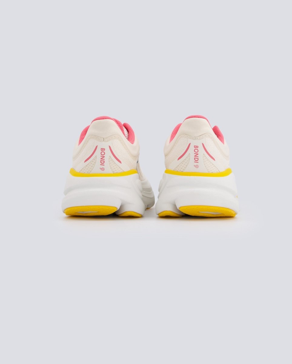 Hoka Bondi 9 Beige Y Amarillo Mujer 1162012-ALB zapatillas