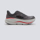 Hoka Bondi 9 Gris Y Rojo Hombre