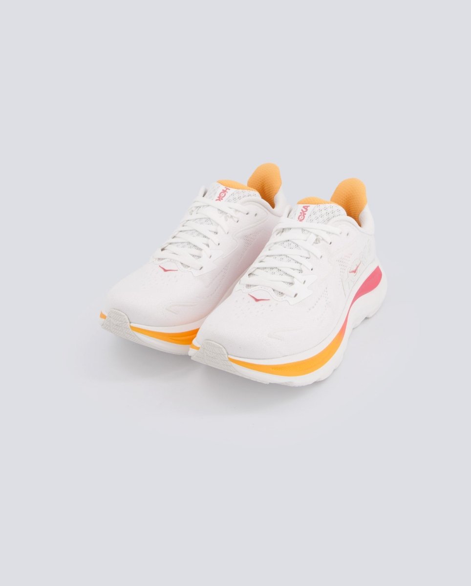 Hoka Clifton 10 Blanco Y Amarillo Mujer 7473321 zapatillas