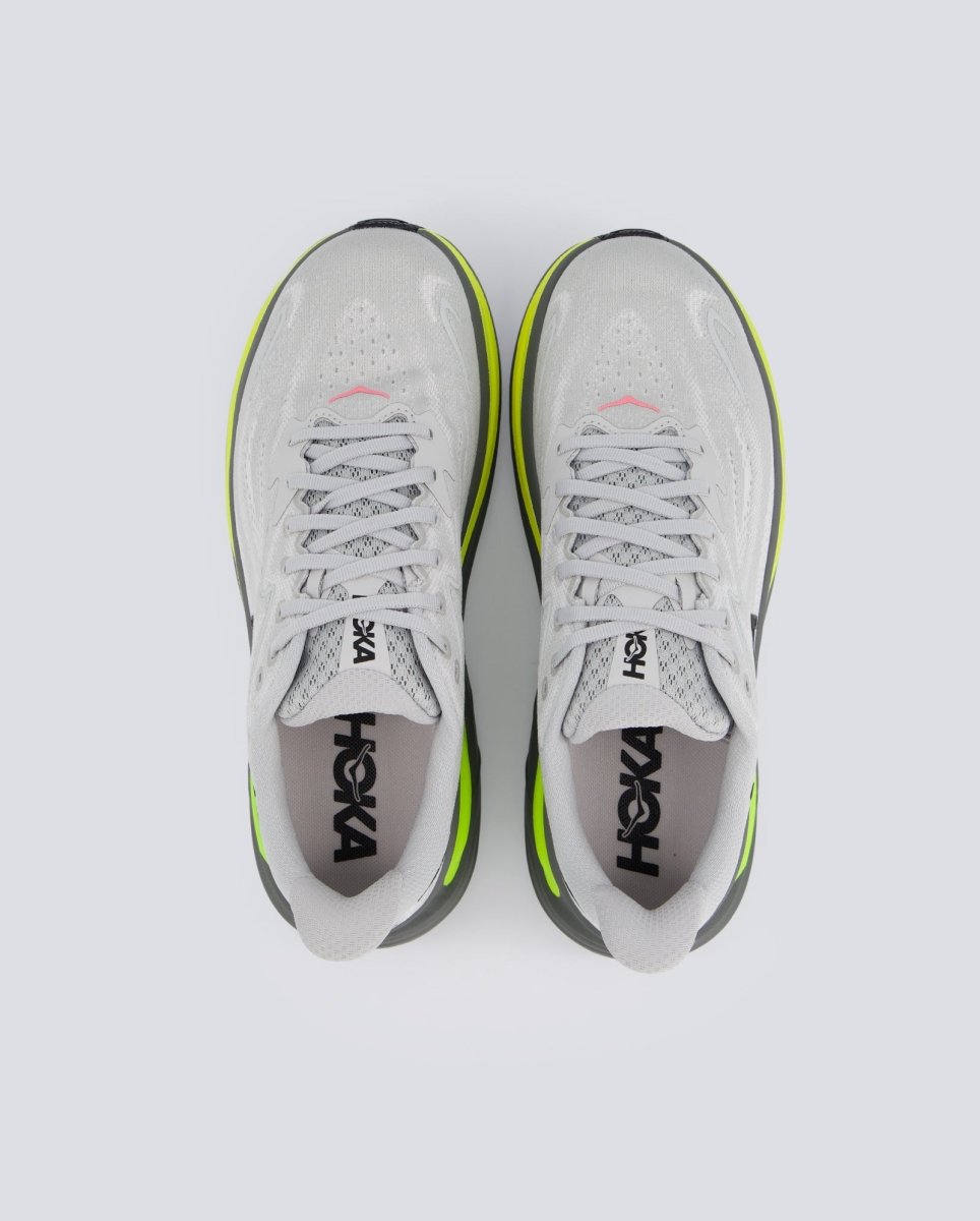 Hoka Clifton 10 Gris Y Amarillo Hombre 8467833 zapatillas