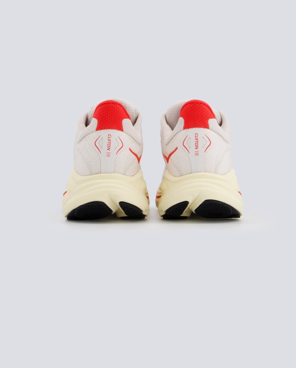 Hoka Clifton 10 Gris Y Rojo Mujer 7453321 zapatillas