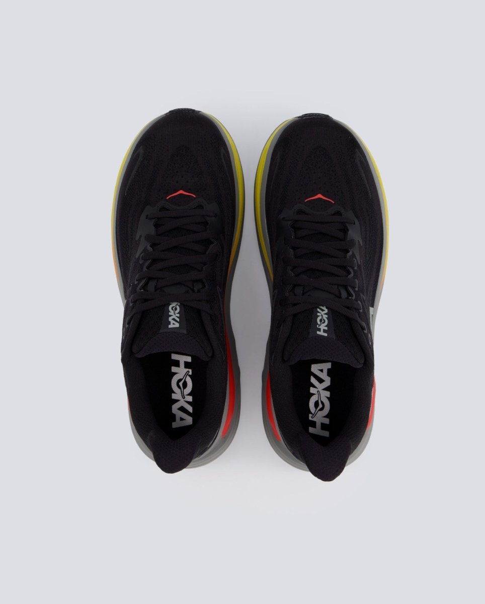 Hoka Clifton 10 Negro Y Amarillo Hombre 8497833 zapatillas