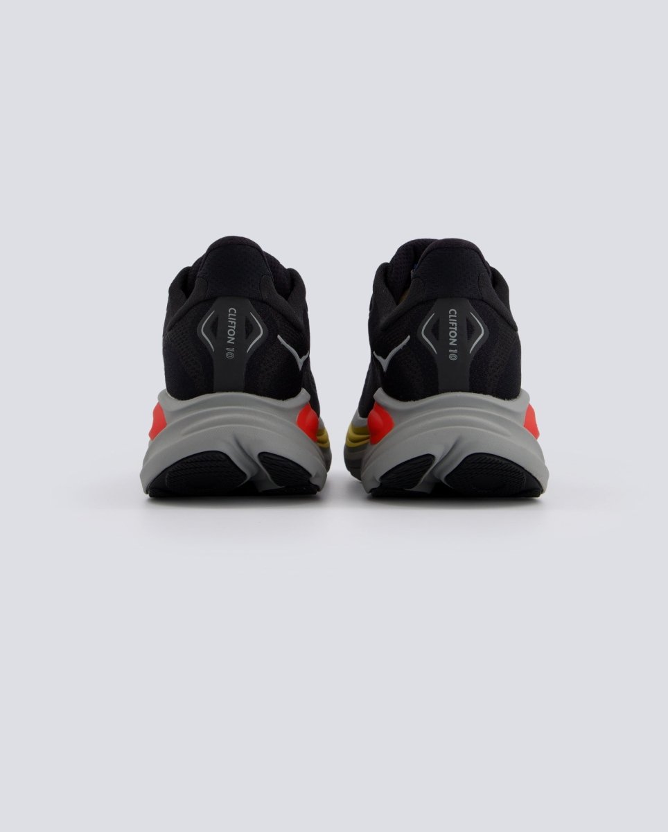 Hoka Clifton 10 Negro Y Amarillo Hombre 8497833 zapatillas